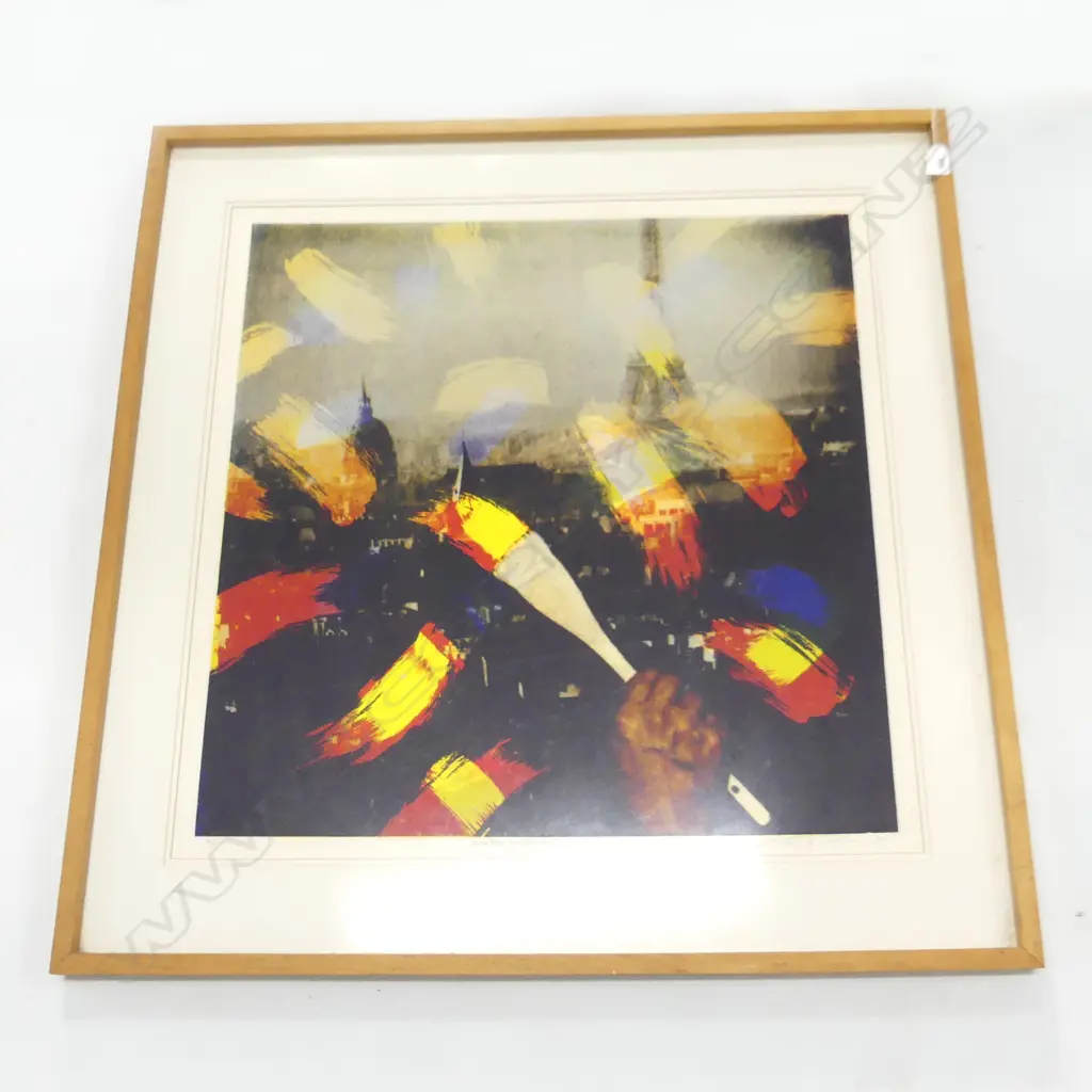 SHIGERU TANIGUCHI 'PAINTED LANDSCAPE' PRINT '80 14/35 695x690mm Image 1++