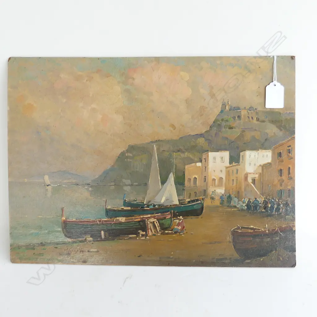 VITO ESPOSITO OIL ON BOARD 'MARINA'300 X 400mm Image 1++