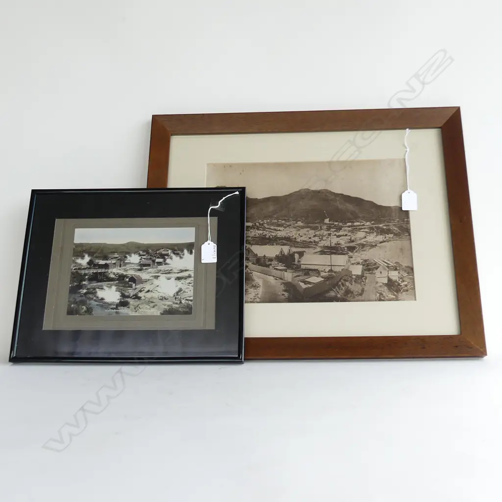 VINTAGE BLENCOWE WHAKAWERAWERA PHOTO L370MM H290MM & ANOTHER POSSIBLY GOLD RUSH  Image 1++