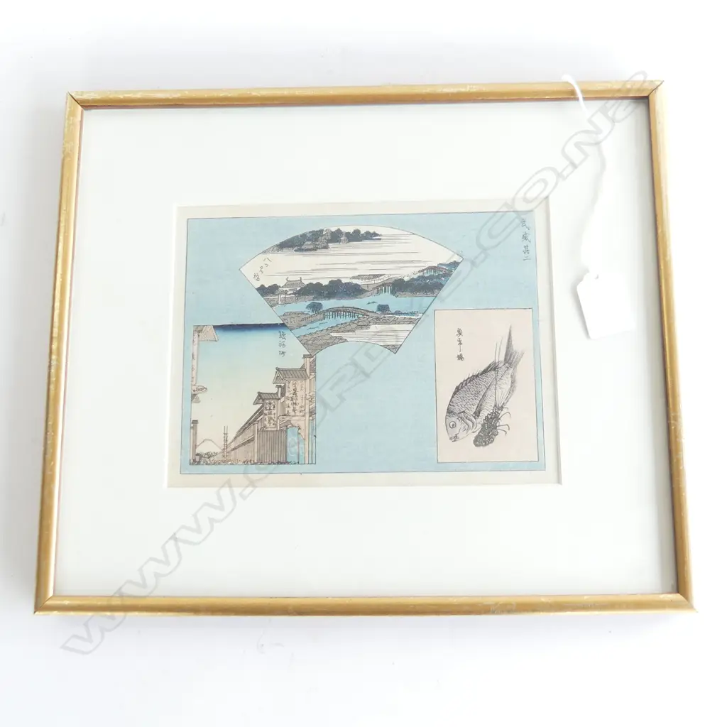 JAPANESE PRINT BY HIROSHIGE, 1917 150x200mm Image 1++