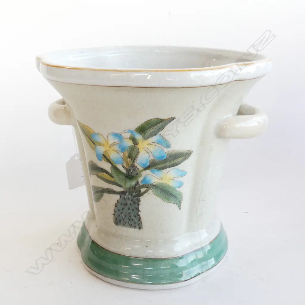 CHINESE JARDINERE; CRACKLE GLAZE H.180mm Image 1++