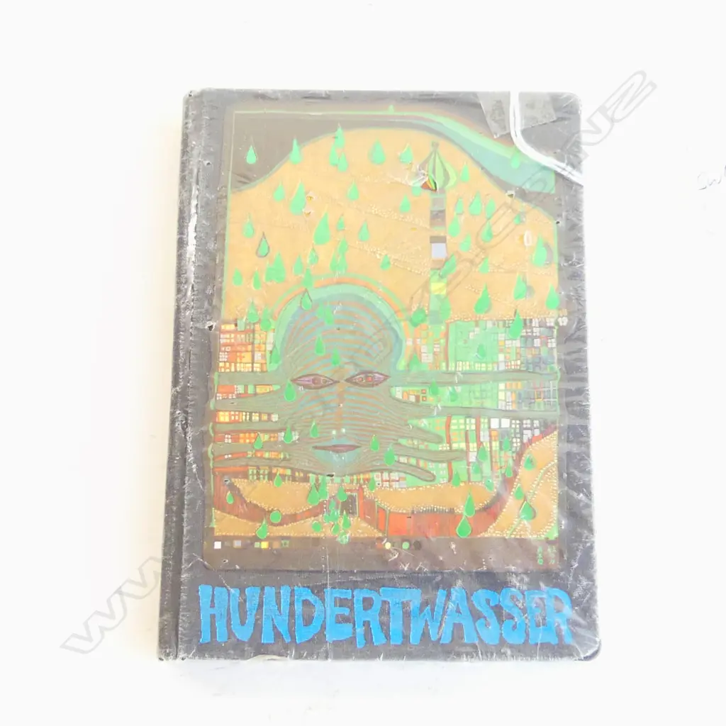HUNDERTWASSER '1973 NEW ZEALAND' BOOK W ORIGINAL SEAL COVER 150 X 110mm Image 1++