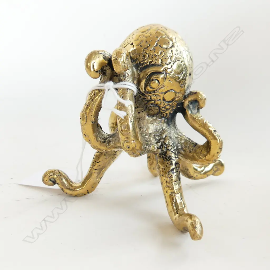 SM POLISHED BRONZE OCTOPUS DIA 95MM Image 1++