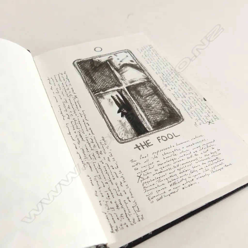 MALCOLM HARRISON SKETCH BOOK CHEAP TRICKS 23,10,93  H220MM W140MM Image 1++