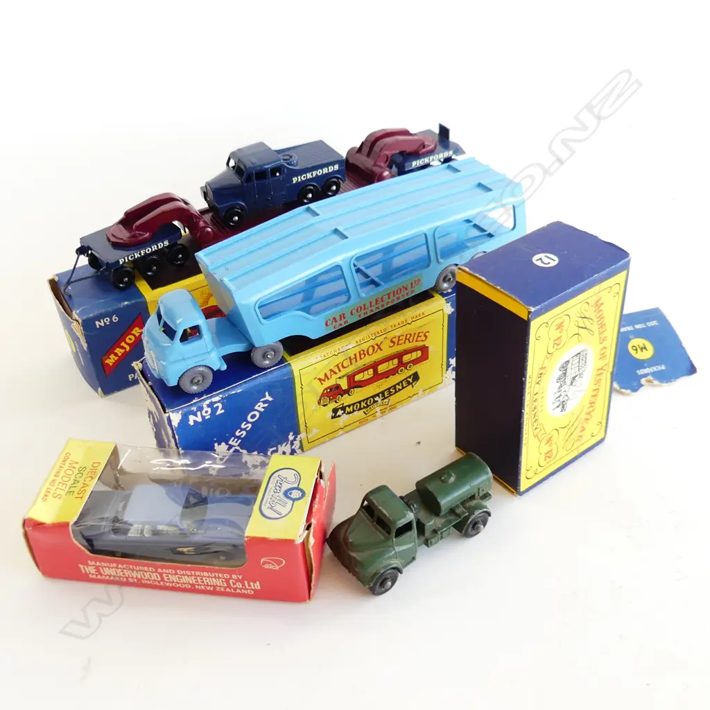 3 MINT & BOXED MATCHBOX TOYS NUMBER 6/2/12 UNBOXED NUMBER71A & MINT & BOXED FUNHO NUMBER24 Image 1++