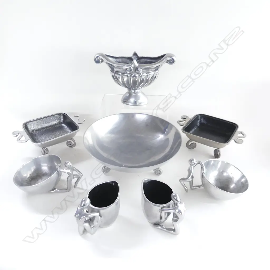 ASST. SILVER METAL CUPS, BOWLS ETC Image 1++