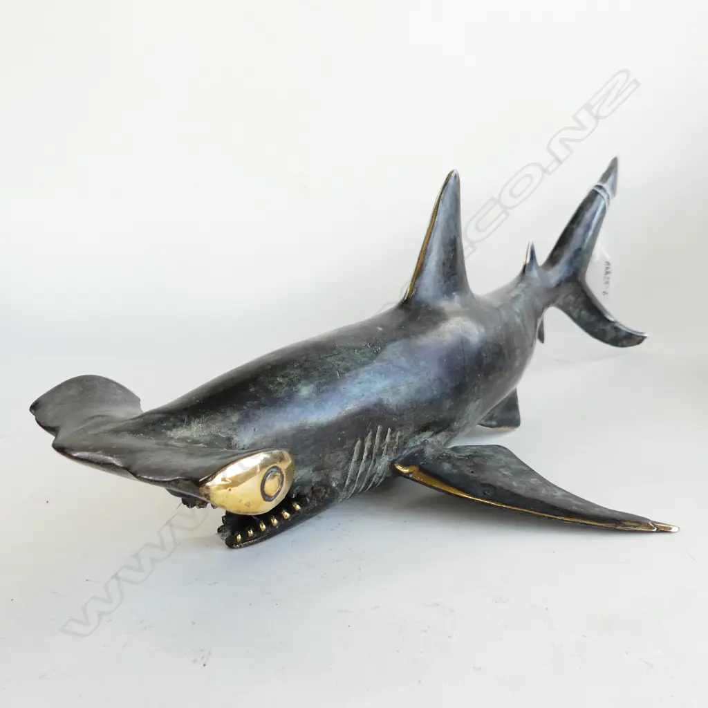 BRONZE HAMMER HEAD SHARK  L. 490MM Image 1++