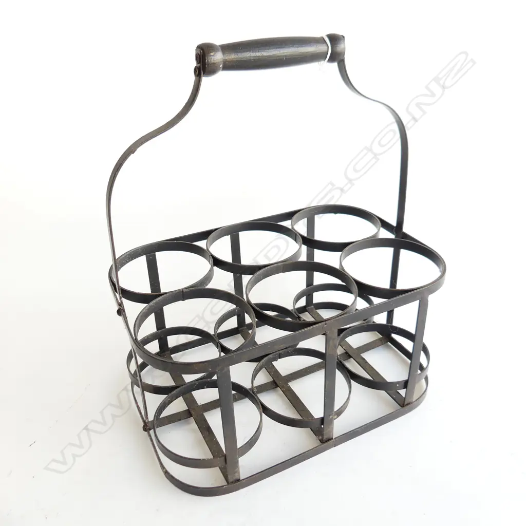 VINTAGE STYLE BOTTLE CARRIER H.380mm Image 1++