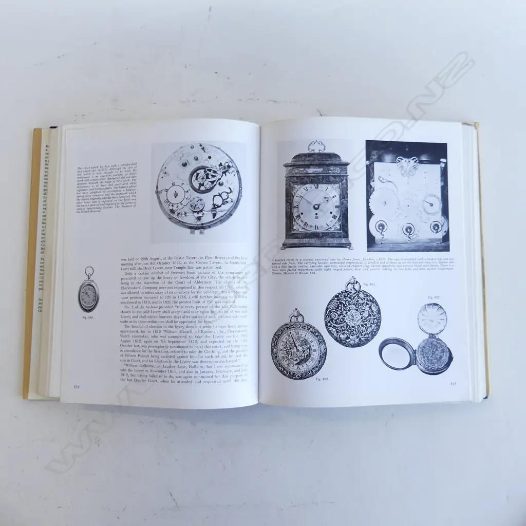 BOOK - OLD CLOCK & WATCHES & THEIR MAKERS BY FJ BRITTEN, ANTIQUE COLLECT. CLUB, 11000 ILLUST. Image 1++