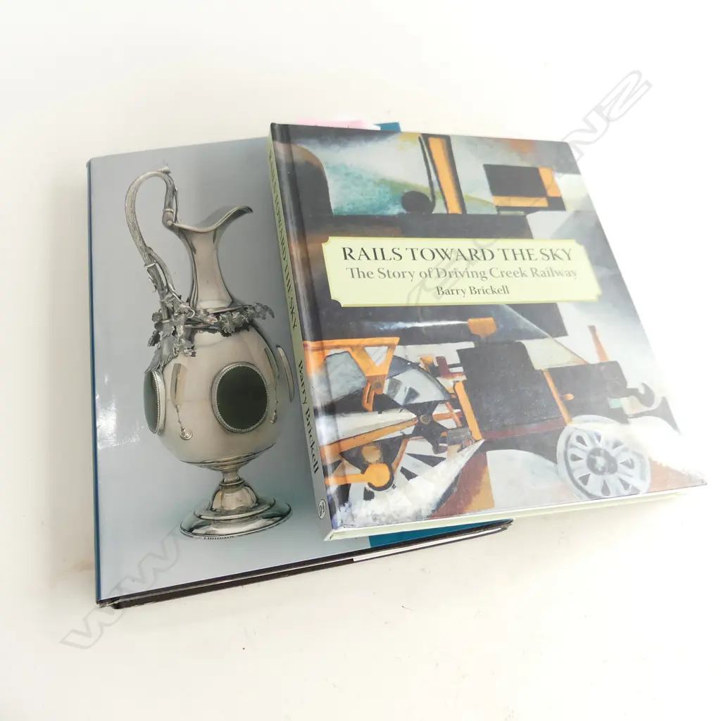 2 BOOKS GOLD AND SILVERSMITHING IN 19TH + 20TH C N.Z + BARRY BRICKELL RAILS TOWARDS THE SKY Image 1++