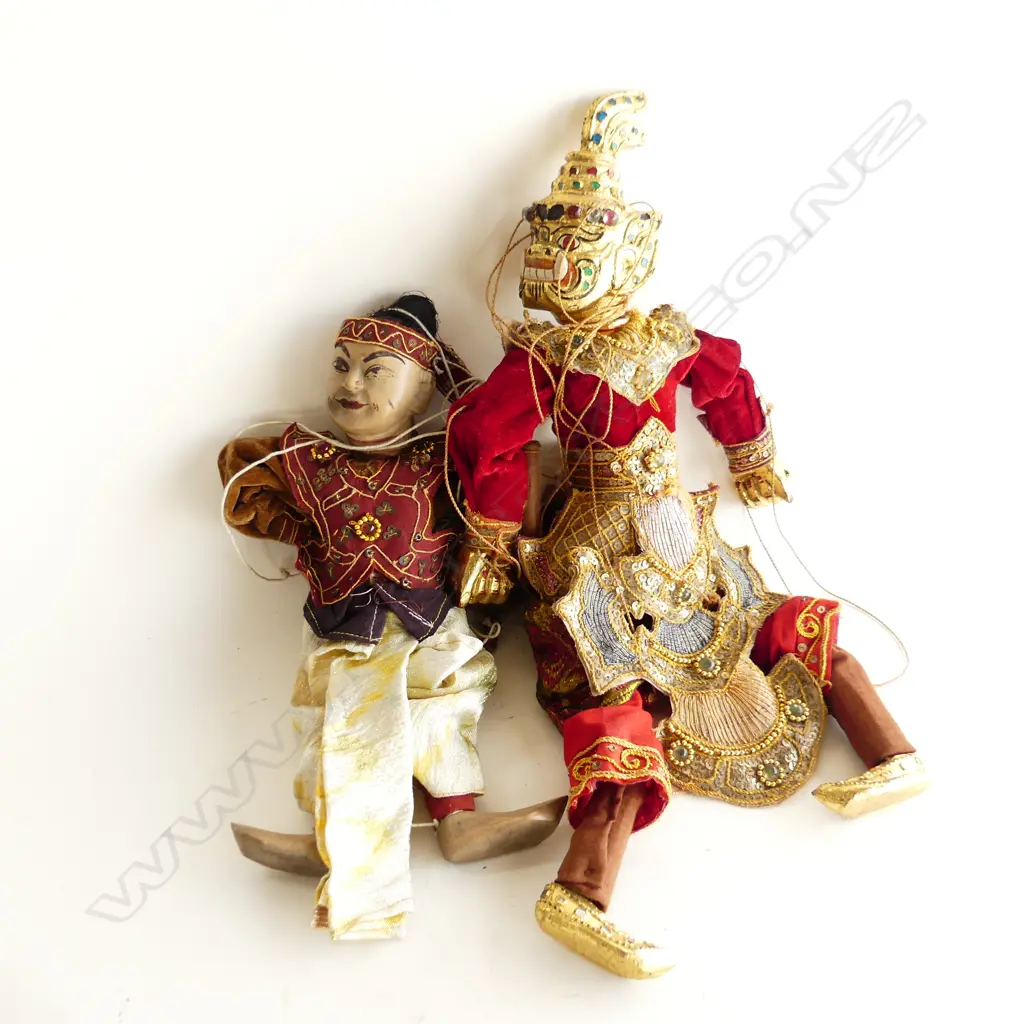 PR VINTAGE INDONESIAN PUPPETS H.450mm Image 1++