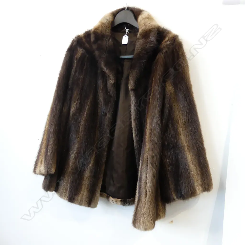 SMOKEY MINK FUR JACKET 'PELZ-BREMER PEINE' Image 1++