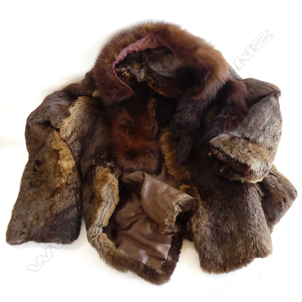 ¾ LENGTH FUR JACKET + STOLE Image 1++