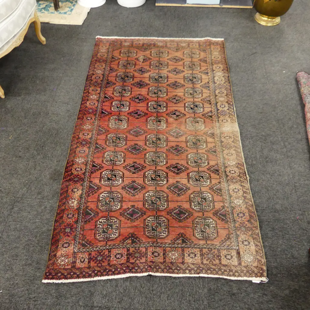 HAND KNOTTED WOOL PILE BALUCHI RUG 1900x1040mm Image 1++