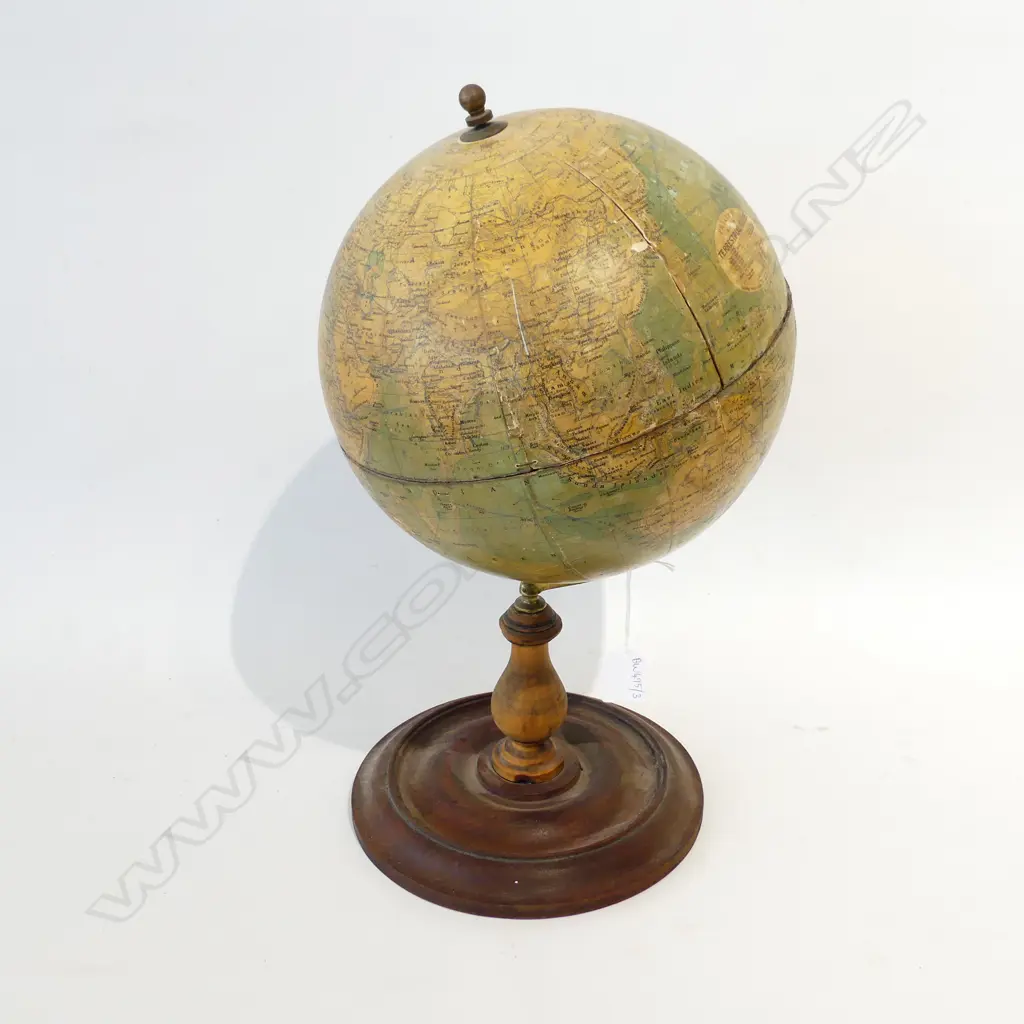 VINTAGE PHILLIPS TERRESTRIAL GLOBE H.410mm Image 1++