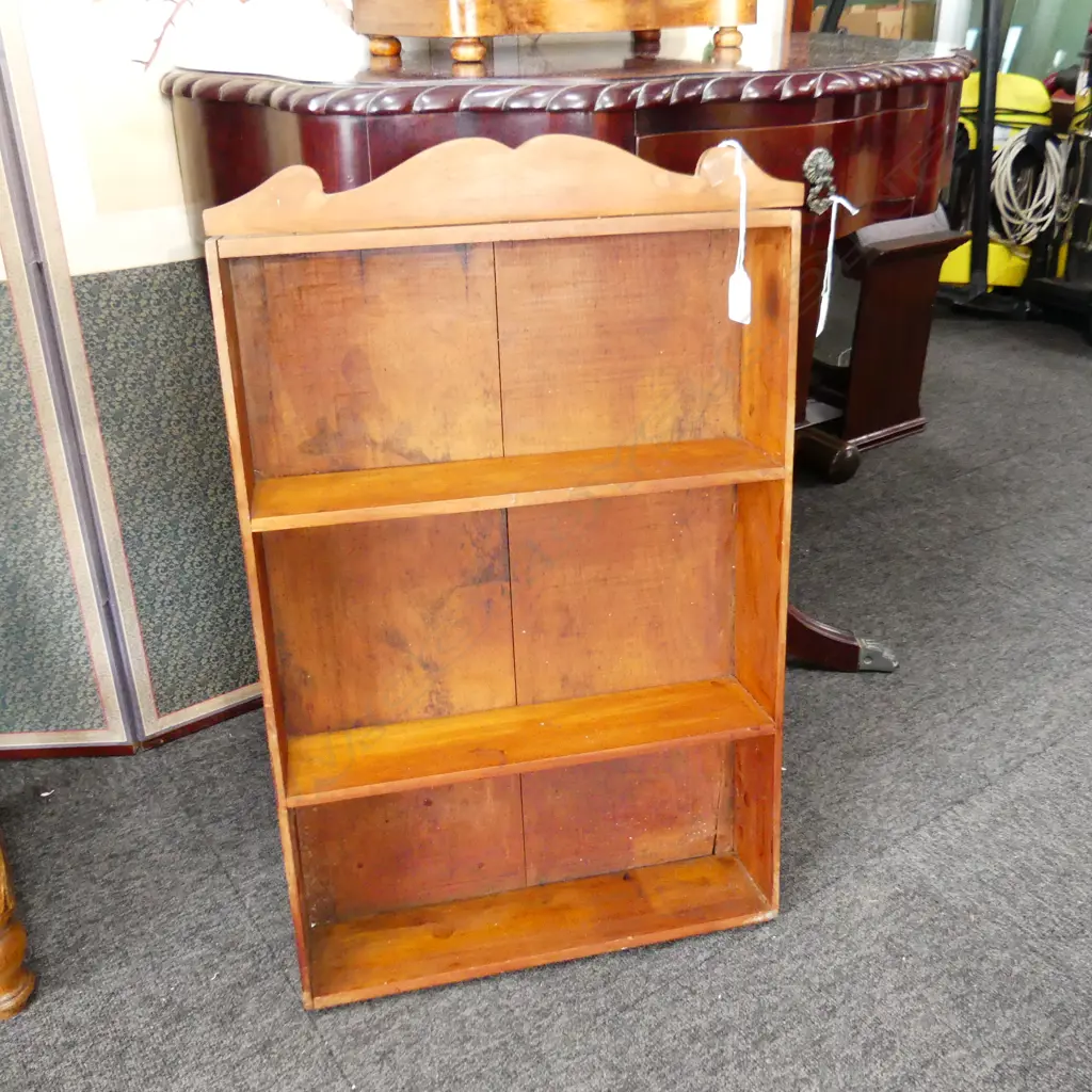 WOODEN WALL SHELF 640x395mm Image 1++