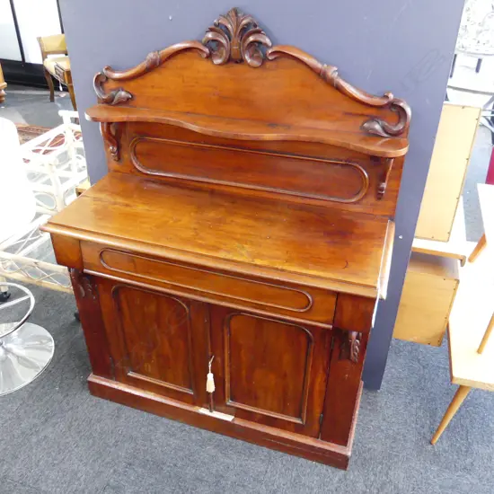 VICTORIAN MAHOGANY CHIFFONIER 1060x420x1400mm 