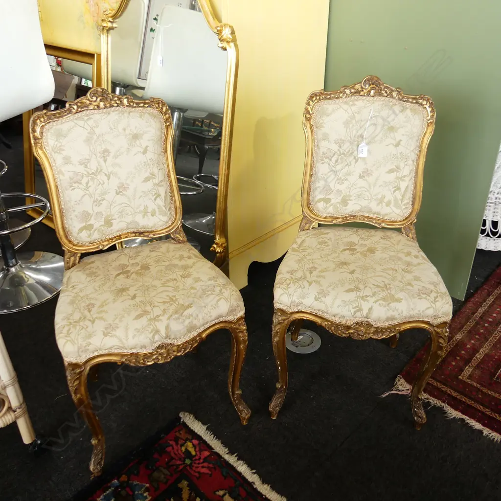 PR SMALL FRENCH STYLE DINING CHAIRS H.890mm Image 1++