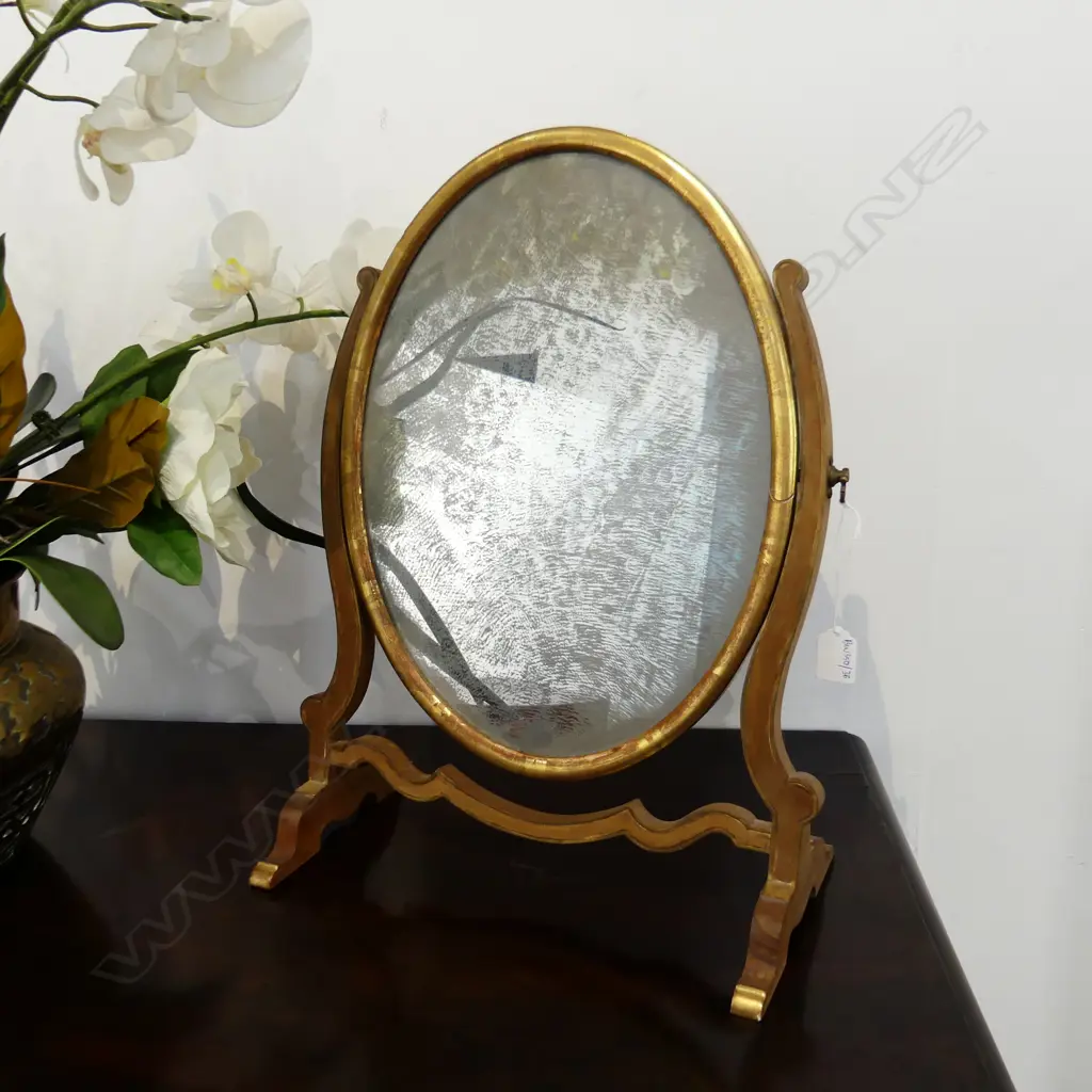 GILDED TABLE TOP VANITY MIRROR H.510mm Image 1++