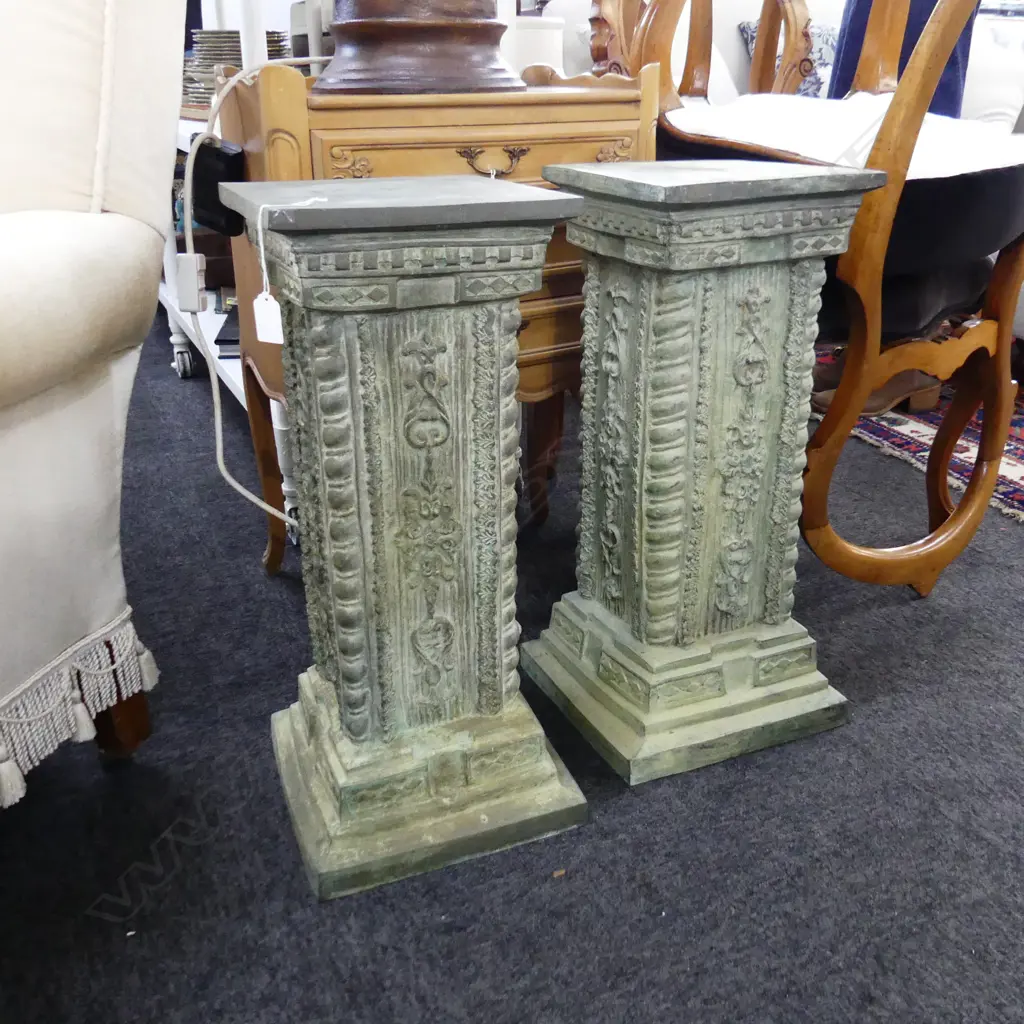 PR BRONZED METAL PLINTHS H.585mm Image 1++