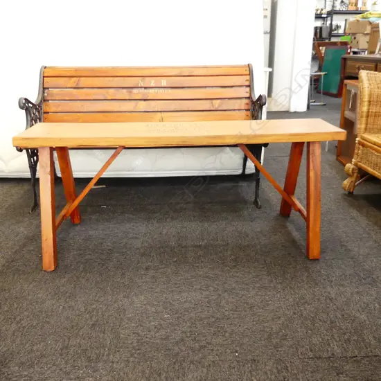 BENCH SEAT L.1220mm 'AUCKLAND STAR' STENCIL