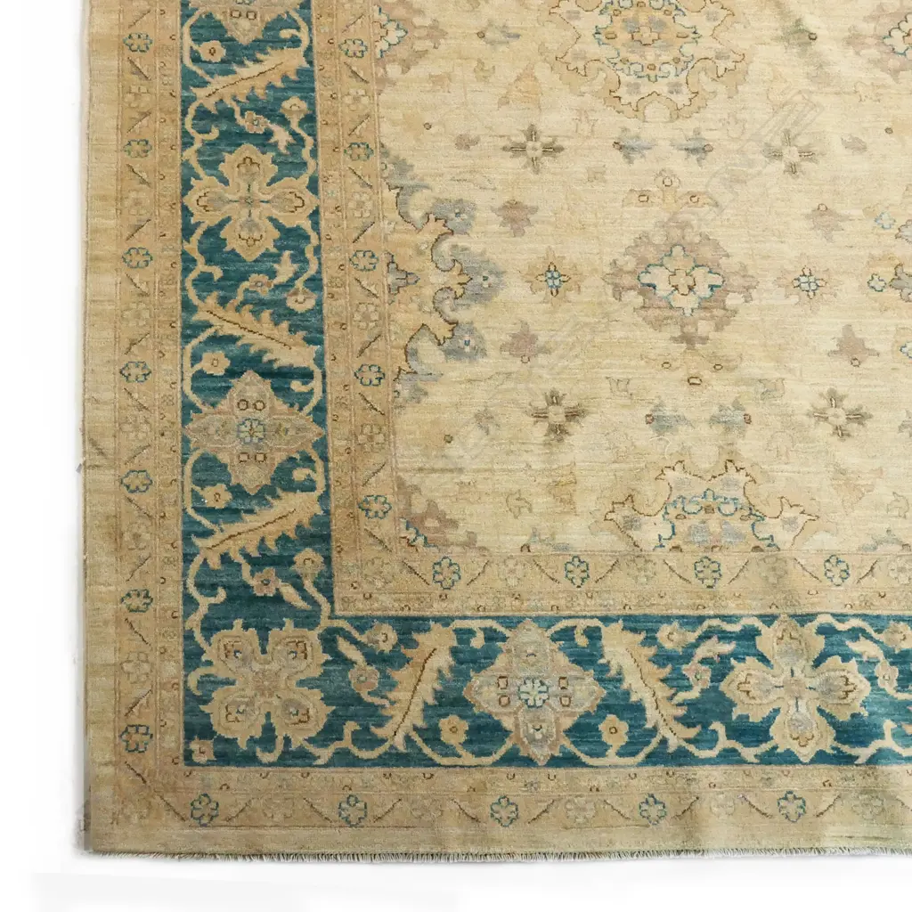 A large hand-knotted wool pile Afghan Chobi carpet, Image 1++