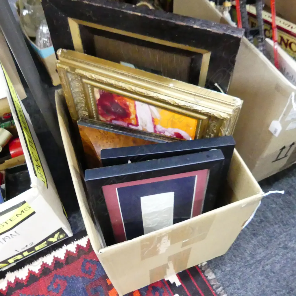 BOX LOT ASST. ARTWORKS Image 1++