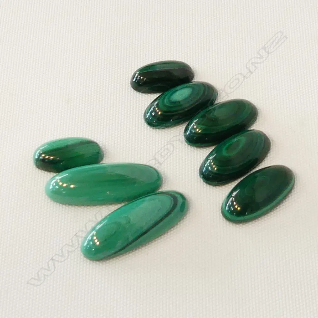 BAG MALACHITE CABOCHONS  Image 1++