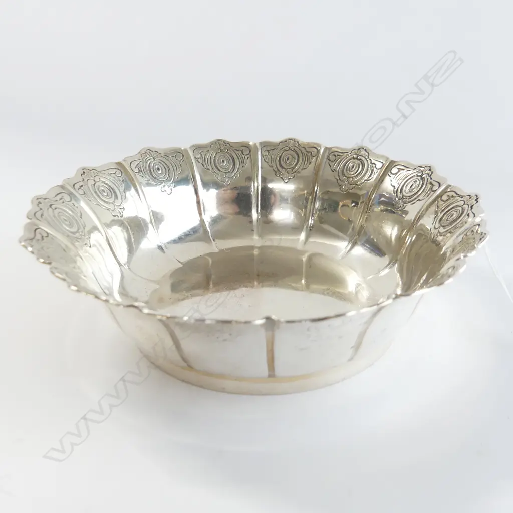 STG SILVER BOWL LONDON 1928 229 GRAMS Image 1++