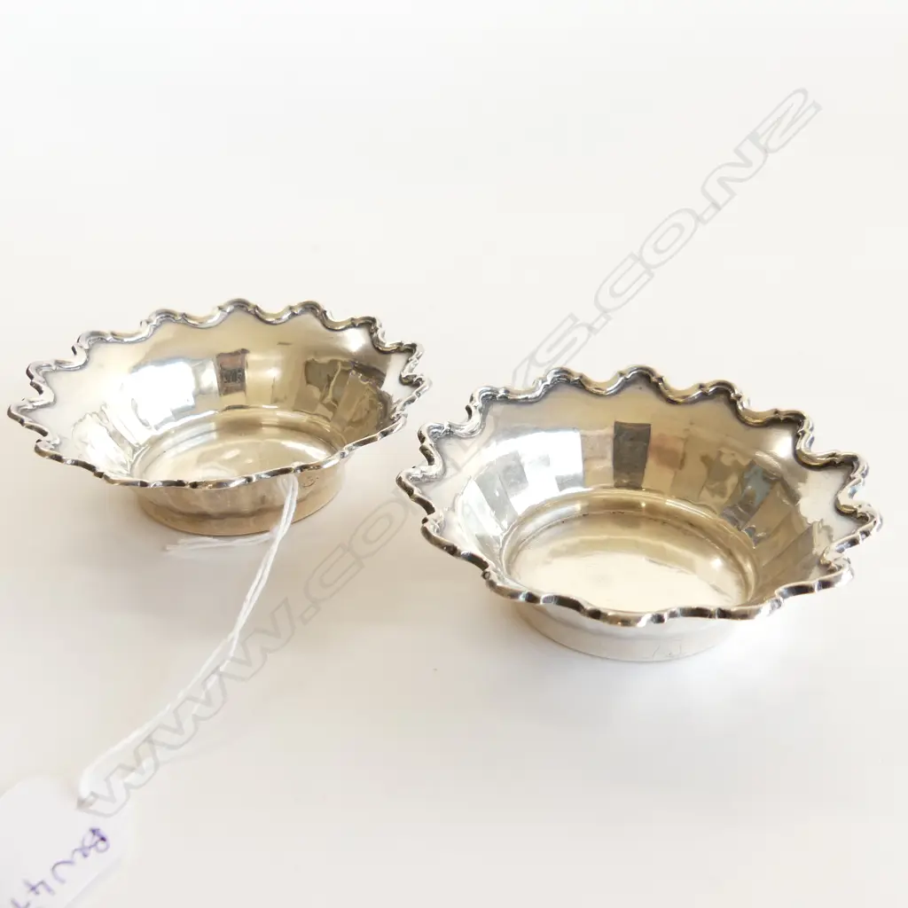 PR SMALL STG SILVER DISHES; B'HAM 1931/32 95mm dia 73 GRAMS Image 1++
