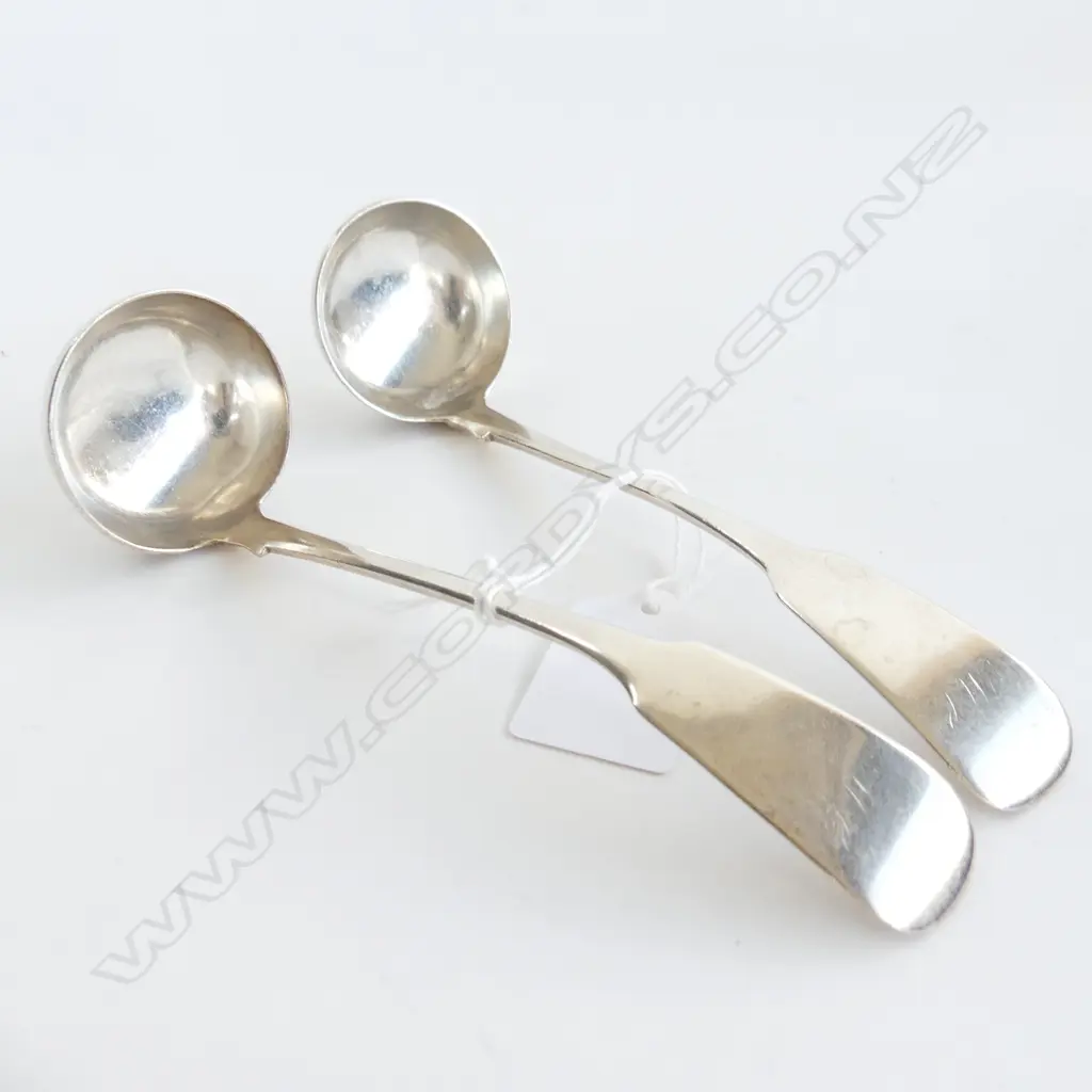 PR STG SILVER LADLES GLASGOW 1844 83 GRAMS Image 1++