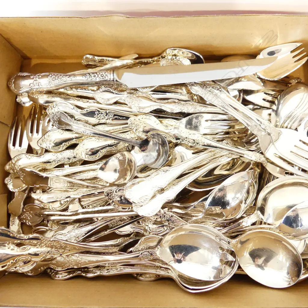 BOX LOT RODD CUTLERY - APPEARS TO BE FULL SET Image 1++