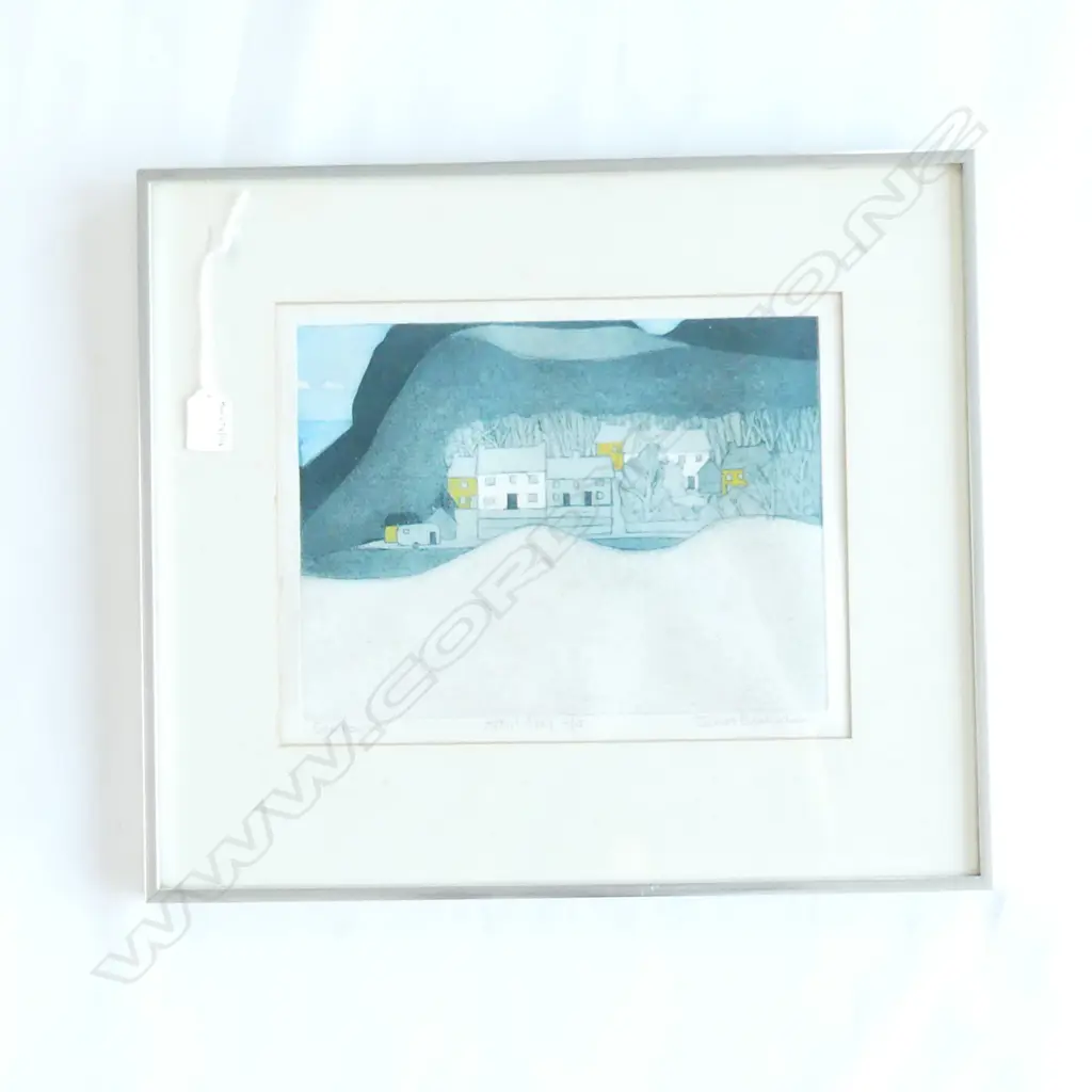 SIGNED NUMBERED PRINT SEATOWN BY JOHN BRUNSDON H420 W480MM Image 1++