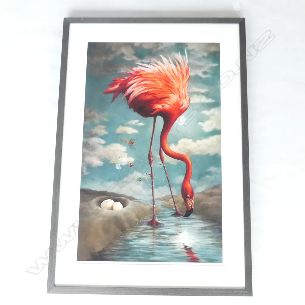 ABSTRACT FLAMINGO PRINT 710x450mm Image 1++