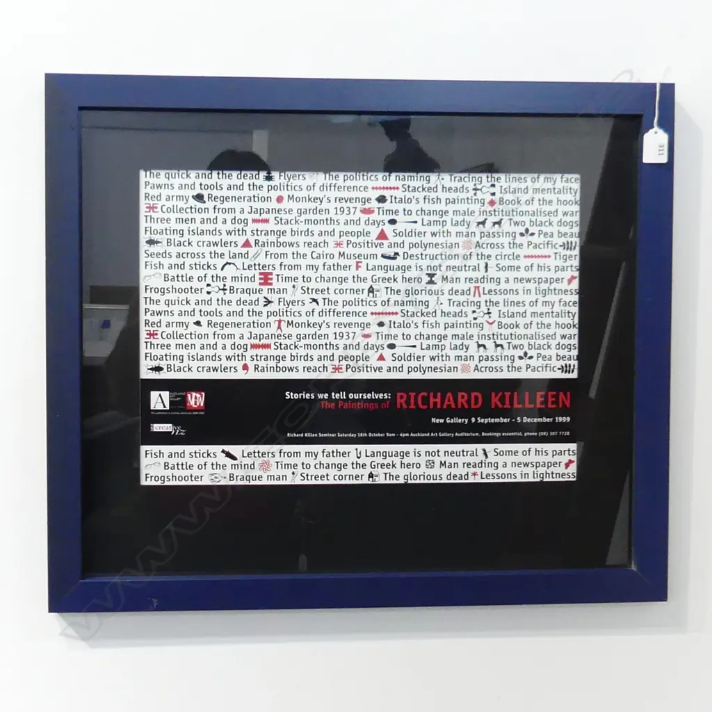 RICHARD KILLEEN POSTER 'STORIES WE TELL OURSELVES' 340x460mm Image 1++