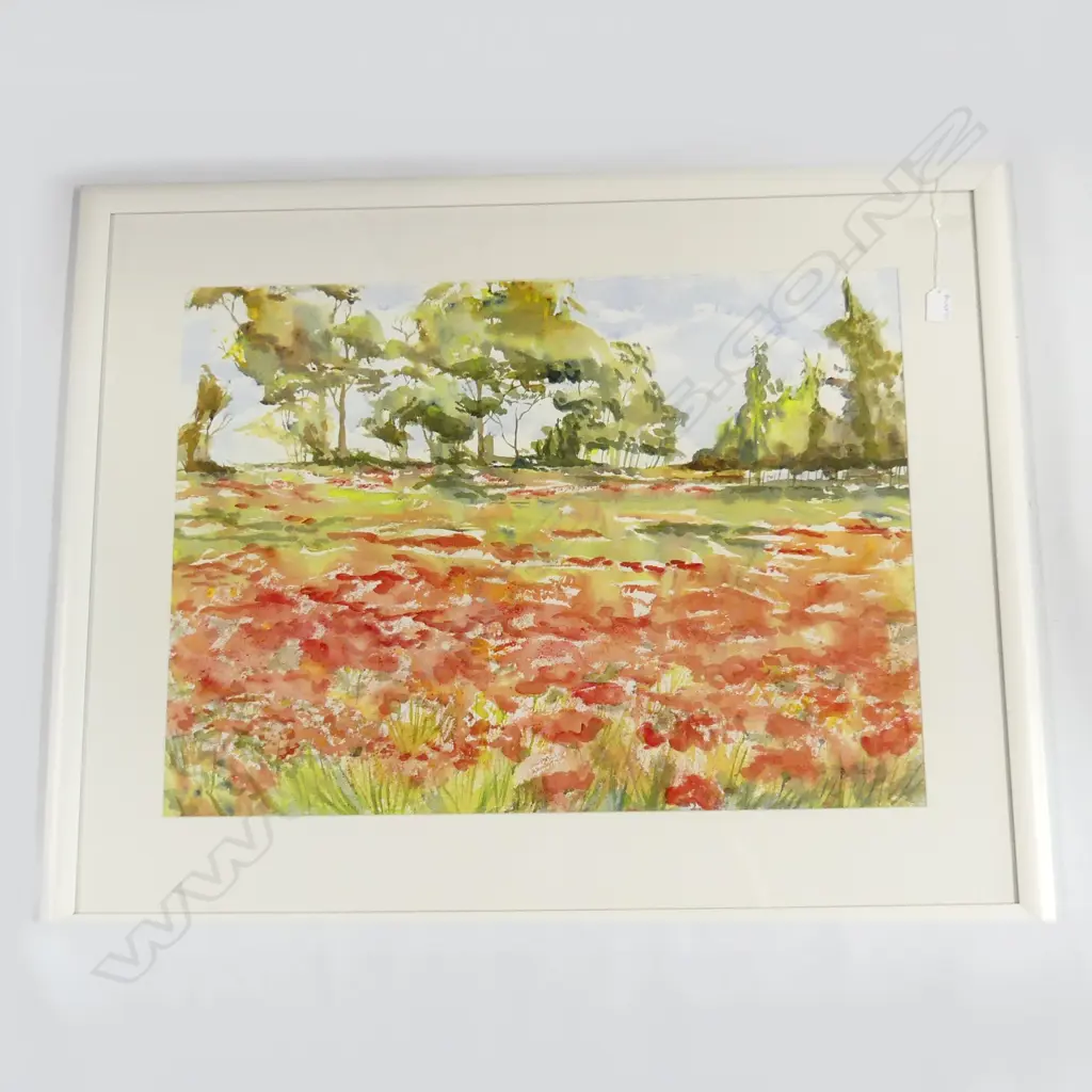 PAMELA LINES 'POPPYFIELD' W/C 530x720mm Image 1++