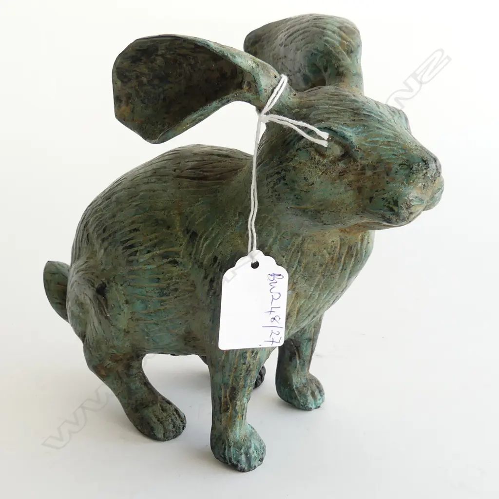 BRONZE RABBIT - VERDIGRIS H.170mm Image 1++