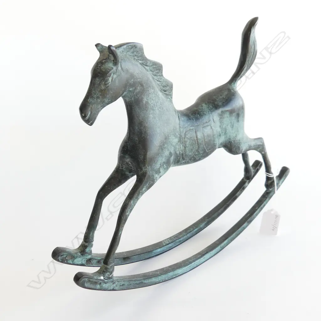 BRONZE ROCKING HORSE H 260 MM Image 1++