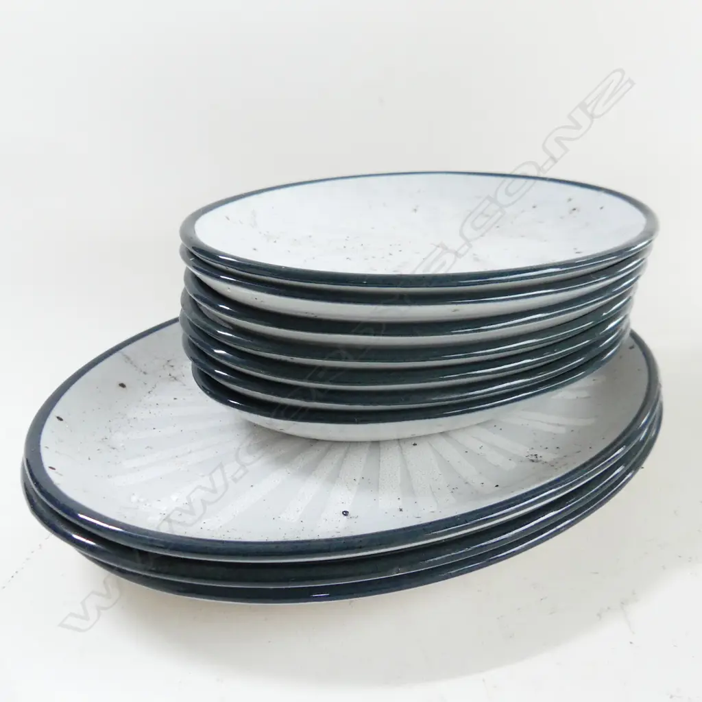3 LARGE 280MM & 7 SMALLER 230MM C/LYNN 1970 EXPO OVOID DISHES Image 1++