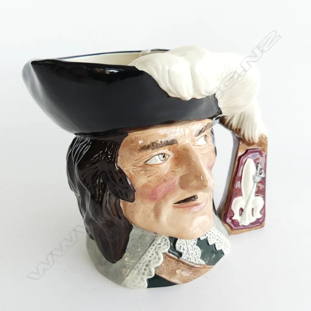 LG ROYAL DOULTON CHARACTER TOBY JUG ' D'ARTAGNAN' H. 185MM Image 1++