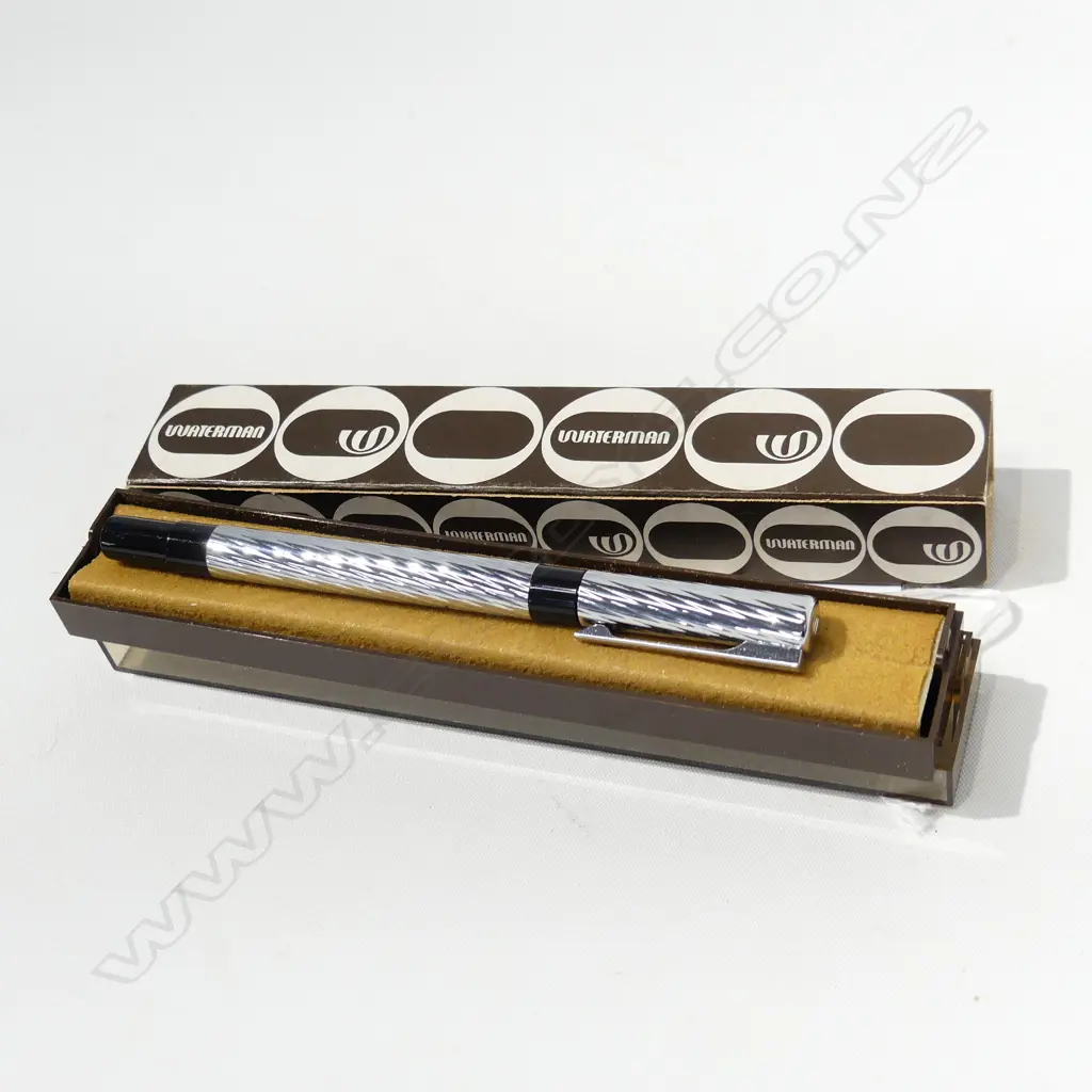 1970'S VINTAGE WATERMAN FIBRE NIB PEN IN BOX, UNUSED Image 1++