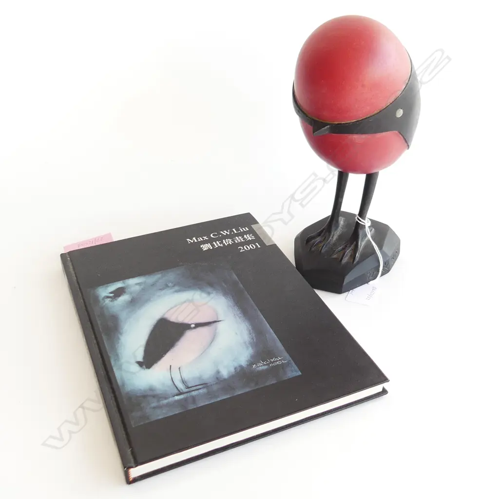 MAX C.W. LIU LTD EDITION STYLIZED BIRD 445/900 + BOOK H 240 MM  Image 1++