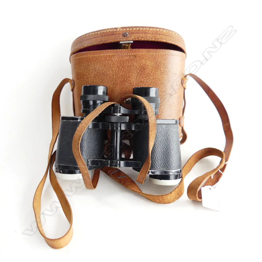 PR LEATER CASED SIRUS 6X30MM BINOCULARS H140 L180MM Image 1++