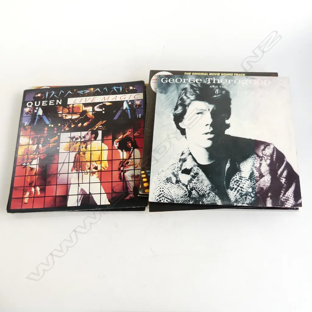 9 ASST. RECORDS; MICHAEL JACKSON 'DANGEROUS', GREASE, LENNON, BEATLES, QUEEN Image 1++