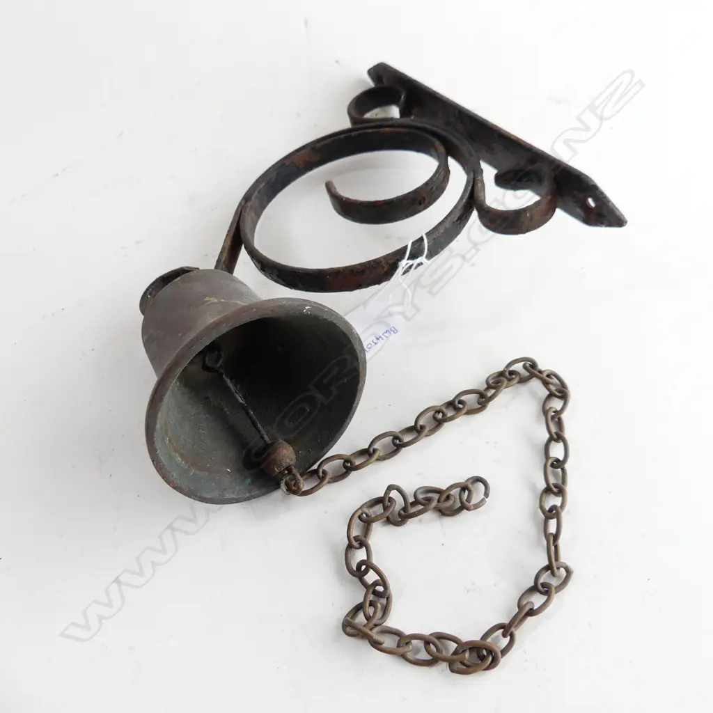 IRO & BRASS VINTAGE SHOP BELL L200MM Image 1++