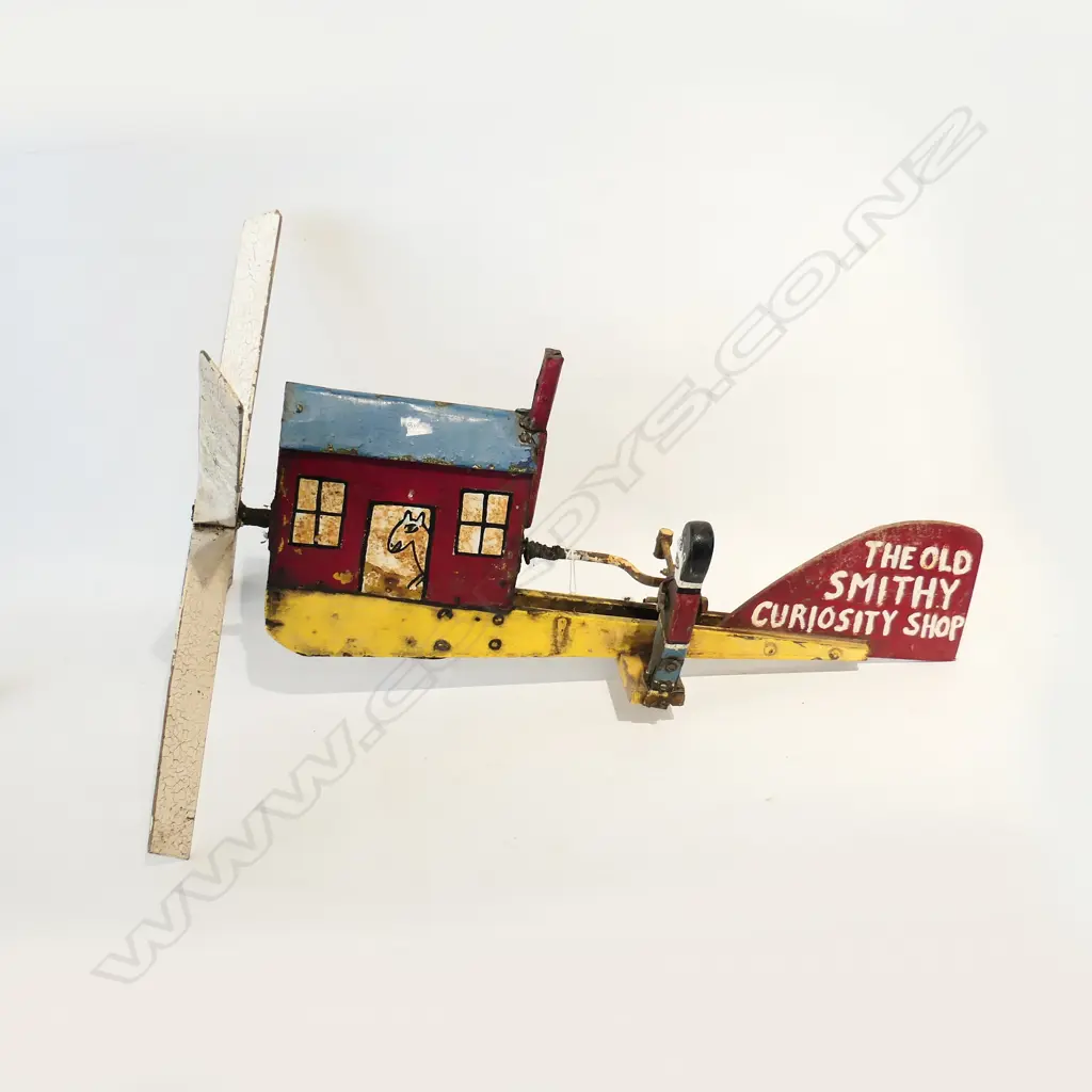 VINTAGE WHIRLIGIG - THE OLD SMITHY L. 710MM Image 1++