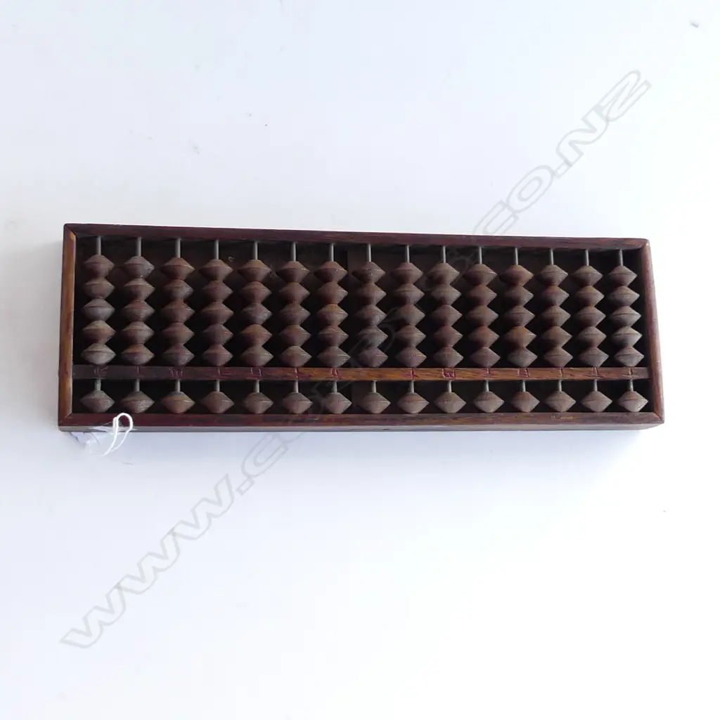 ANTIQUE WOODEN ABACUS L.335mm Image 1++