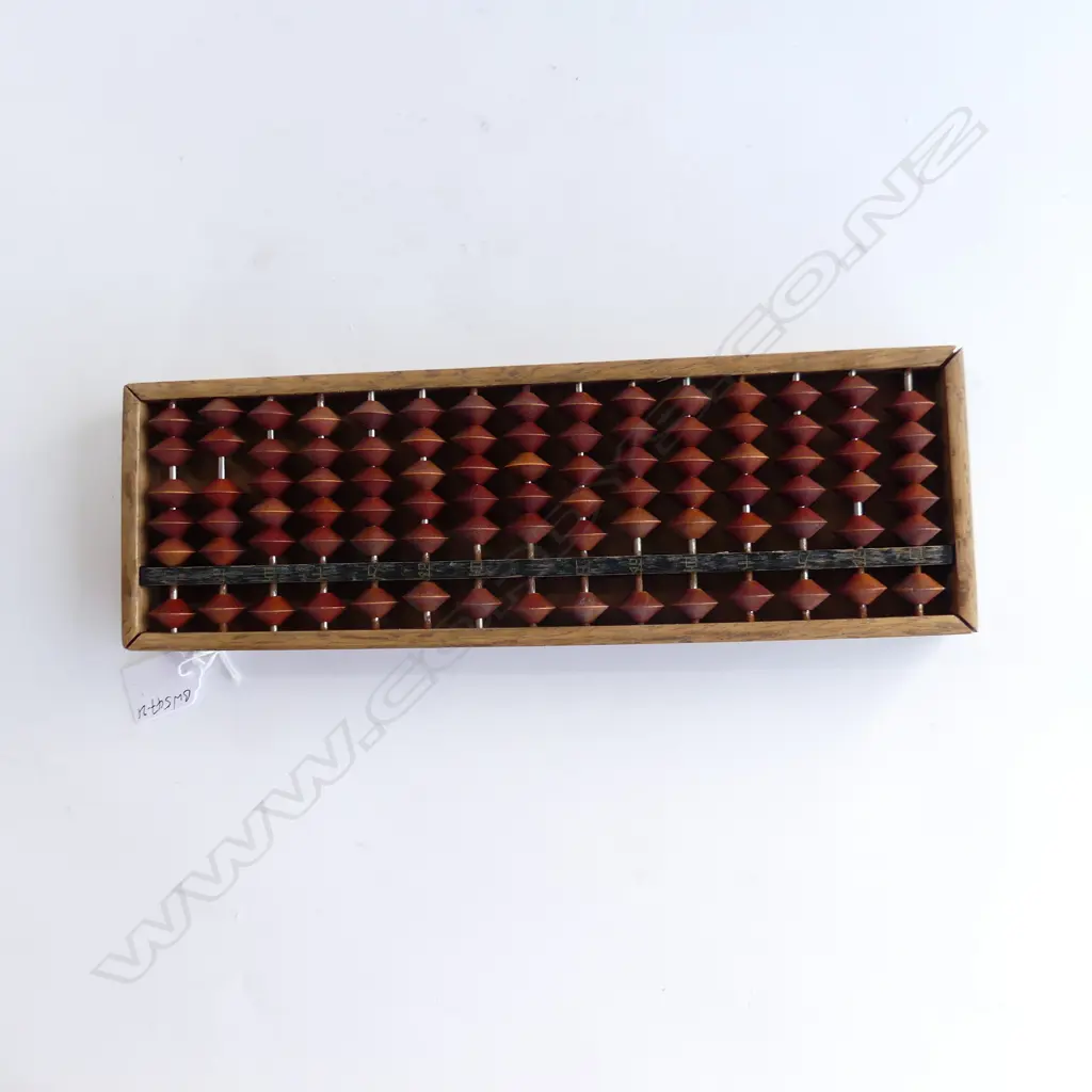 ANTIQUE WOODEN ABACUS L.335mm Image 1++
