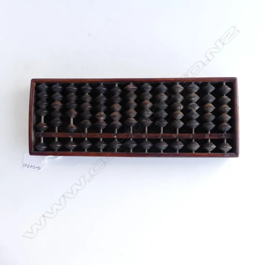 ANTIQUE WOODEN ABACUS L.290mm Image 1++