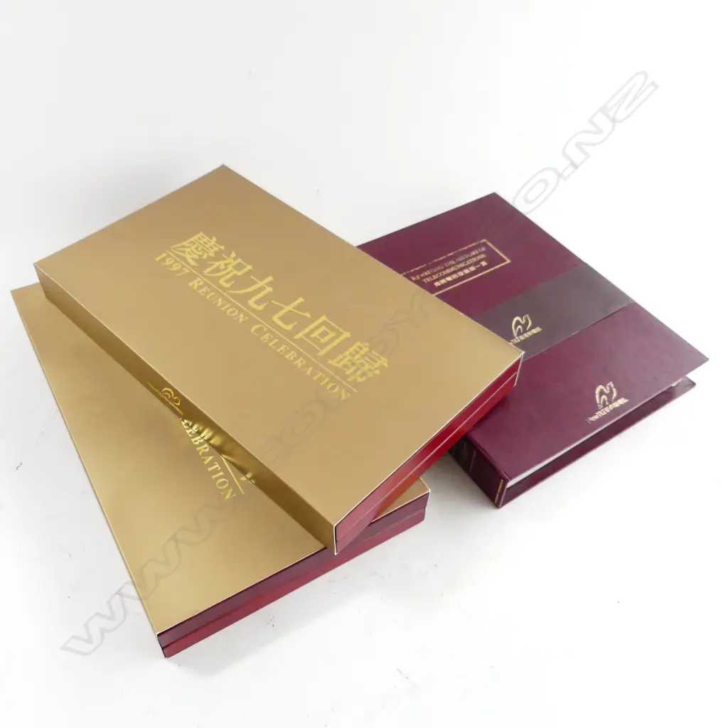 HONG KONG 1997 PHONE CARDS - 2 ROSEWOOD BOXED SETS + HISTORY OF T&T HK VHS Image 1++